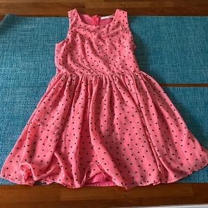 Miss Behave girls size XL pink dress roses
